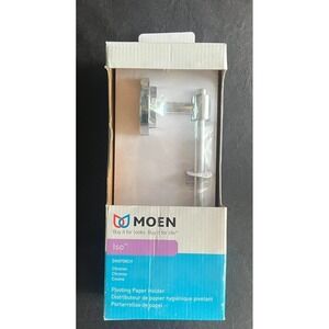 Moen Iso DN0708CH Chrome Pivoting Paper Holder Wall Mount Bathroom New